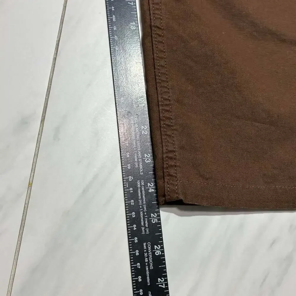 Old Navy Baggy Wide Leg Canvas Carpenter Pants Brown